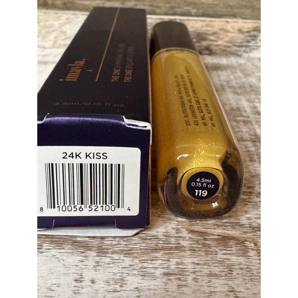 Imayla The One Shimmering Lip Gloss – 24K Kiss | NIB‎ | Gold